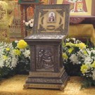 В Марфо-Мариинском монастыре состоялась торжественная встреча ковчега с частицей мощей свт. Николая Чудотворца.
